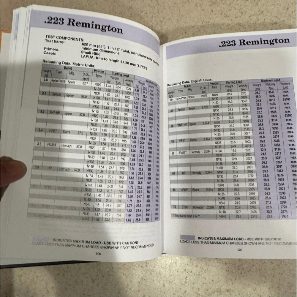 Vihtavuori Reloading Manual 3rd Edition 2002 Hardcover Lapua Shooting Guide
